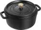 Preview: Staub Cocotte Gusseisen 26 cm Schwarz