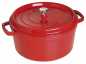 Preview: Staub Cocotte Gusseisen  28 cm Kirsch-Rot