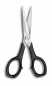 Preview: Victotinox Haushaltsschere Italy, 13cm, Schwarz, offen
