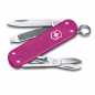 Preview: Taschenmesser Victorinox Classic Colors Alox, "Flamingo Party", pink, aufgeklappt