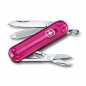 Preview: Taschenmesser Victorinox Classic Colors, "Cupcake Dream", pink transparent, aufgeklappt