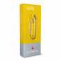 Preview: Taschenmesser Victorinox Classic Colors, "Tuscan Sun", gelb transparent, Verpackung