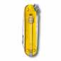 Preview: Taschenmesser Victorinox Classic Colors, "Tuscan Sun", gelb transparent, Vorderseite