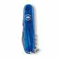 Preview: Victorinox Offiziersmesser Spartan in transparentem Blau, zugeklappt