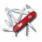 Preview: Das Offiziersmesser Angler von Victorinox in Rot.