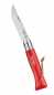 Preview: Opinel Taschenmesser No 8 Colorama, Rot offen