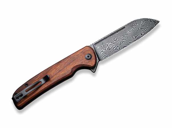 CIVIVI Chevalier Damascus Cuibourtia offen Rückseite