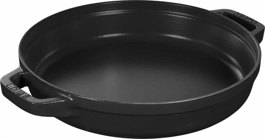 Staub Kochtopfset, Gusseisen, 2-tlg., Schwarz, Pfanne