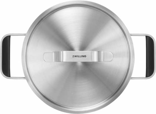 Zwilling Pure Kochgeschirrset, Edelstahl, 5-tlg., Grau, Innen