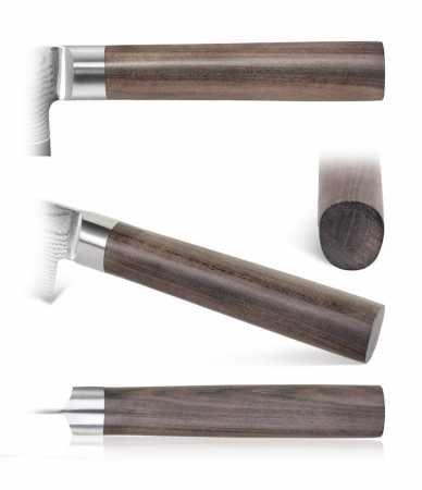 Fleischmesser Santoku Cangshan J Serie 7 Zoll, Griff aus Blackwood