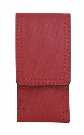 Dreiturm Stecketui Red Tex 3-teilig, rot, geschlossen