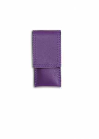 Dreiturm Etui aubergine 3 Teile, geschlossen