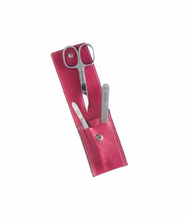 Dreiturm Etui pink 3 Teile, offen