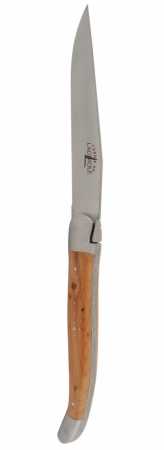 Forge de Laguiole Steakmesser 11,5 cm Klinge Wacholder Holz T12 Stahl