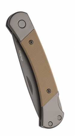 Herbertz Taschenmesser Grey, Medium, Sand, geschlossen