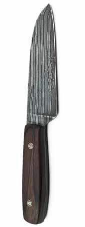 Kleines Santoku, Lagendamast, Unikat handgefertigt, Rückseite