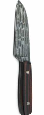 Kleines Santoku, Lagendamast, Unikat handgefertigt , Vorderseite