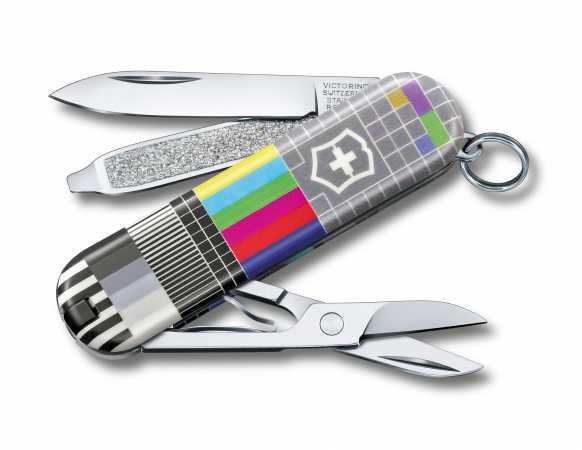 Taschenmesser Victorinox Classic,  Limited Edition "Retro TV"