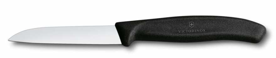 Victorinox Gemüsemesser gerader Schliff, Schwarz