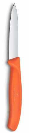 Victorinox Gemüsemesser gerader Schliff Mittelspitz, Orange