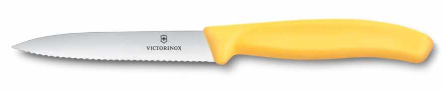 Victorinox Gemüsemesser Wellenschliff Mittelspitz Gelb