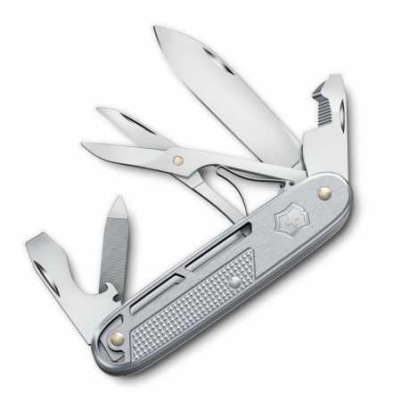Victorinox Synergy X Alox Silber, offen