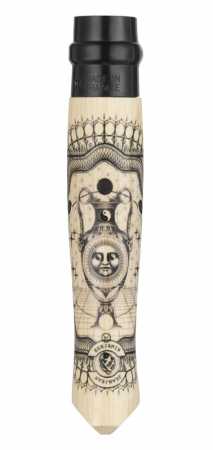 Opinel No 08 EDITION COSMOS, Griff frontal