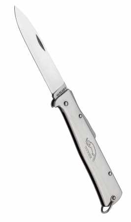 Marcator Messer von Otter mit Edelstahlclip, Silber