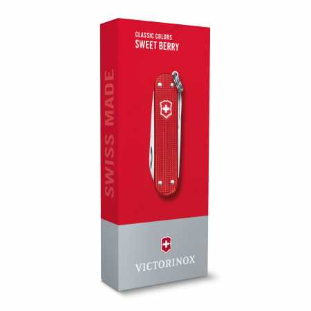 Taschenmesser Victorinox Classic Colors Alox, "Sweet Berry", rot, Verpackung