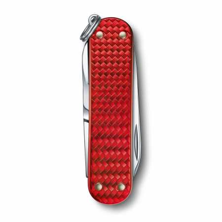 Taschenmesser Victorinox Classic Precious Alox, Iconic Red, Rückseite