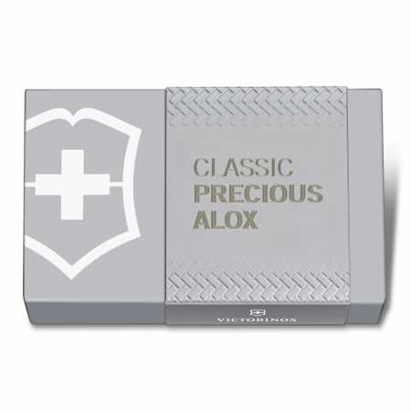 Victorinox Taschenmesser Classic Precious Alox, Infinite Grey, Verpackung geschlossen