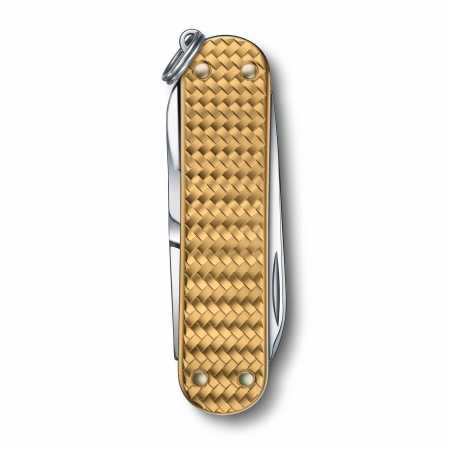 Victorinox Taschenmesser Classic Precious Alox, Brass Gold, Rückseite