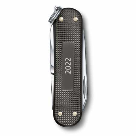 Victorinox Classic Pro Alox Limited Edition 2022 Thunder Gray, Rückseite