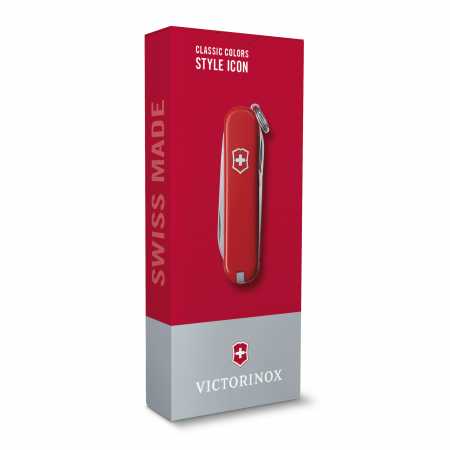 Taschenmesser Victorinox Classic Colors, "Style Icon", rot, Verpackung