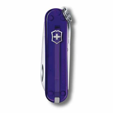 Taschenmesser Victorinox Classic Colors, "Persian Indigo", violett transparent, Vorderseite