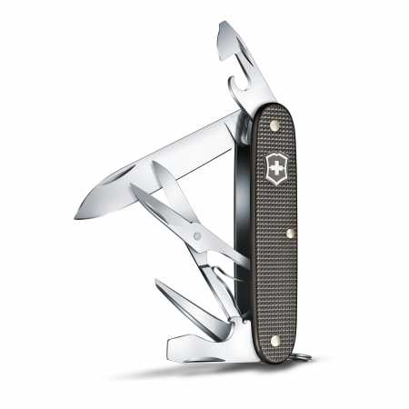 Victorinox Pioneer, Alox Limited Edition 2022 , Thunder Gray, offen