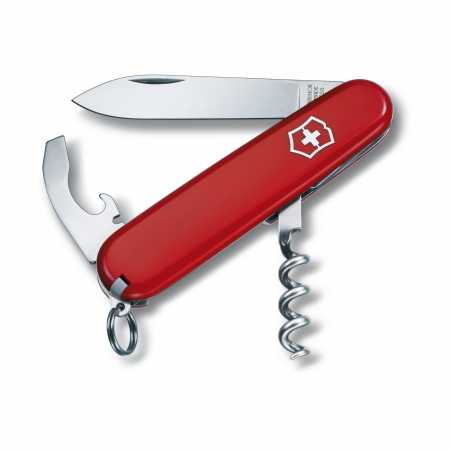 Offiziersmesser Waiter von Victorinox in Rot.