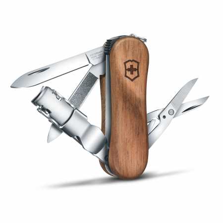 Victorinox, Nail Clip 580, Nagelknipser, Nussbaum