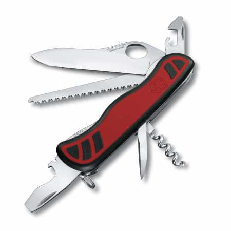 Victorinox Forester M Grip Taschenmesser in rot/schwarz