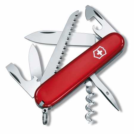 Victorinox Offiziersmesser Camper in Rot.