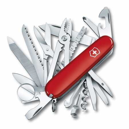 Offiziermesser Swisschamp von Victorinox in Rot