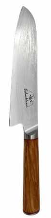 Kochmesser Santoku Damast, Olive