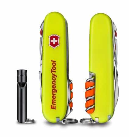 Victorinox Huntsman Lite Emergency Tools, Vorder- und Rückseite