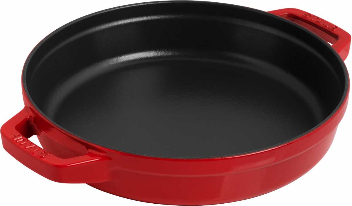 Staub Kochtopfset, Gusseisen, 2-tlg., Rot, Pfanne