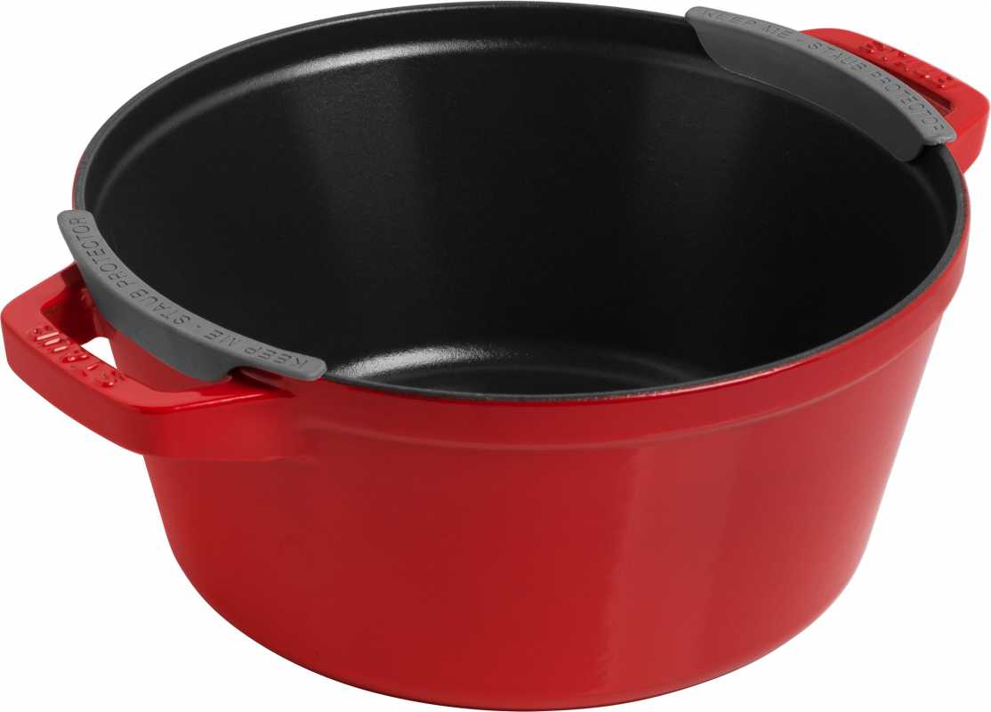 Staub Kochtopfset, Gusseisen, 2-tlg., Rot, Cocotte