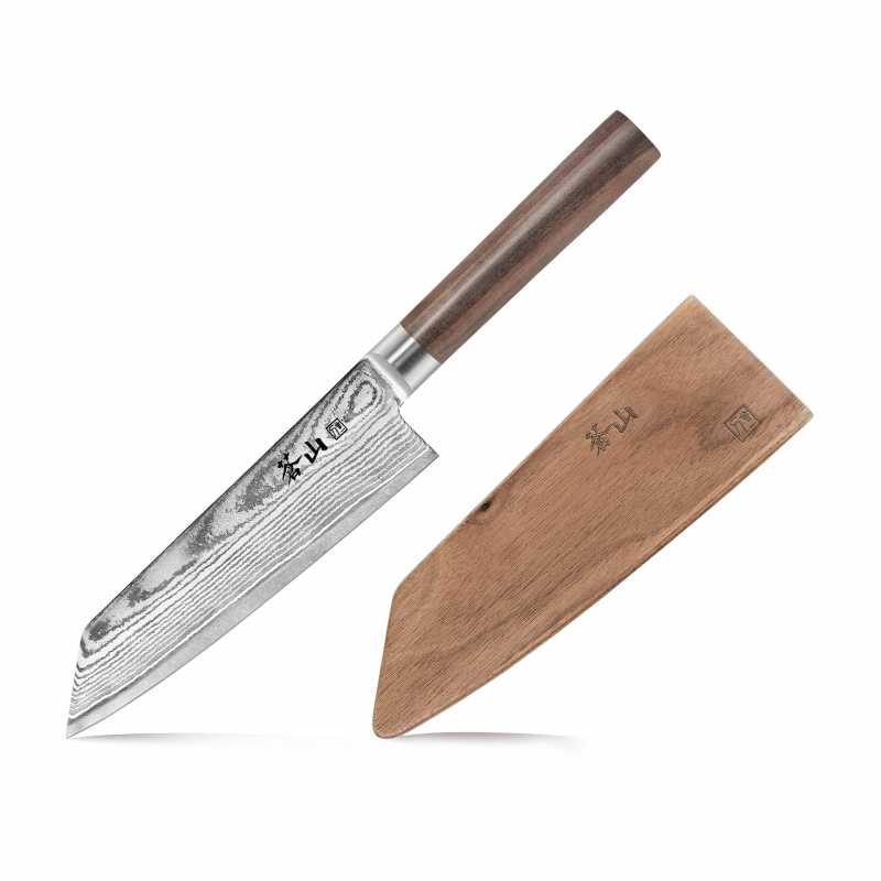 Fleischmesser Kiritsuke Cangshan J Serie 7 Zoll, Griff aus Blackwood