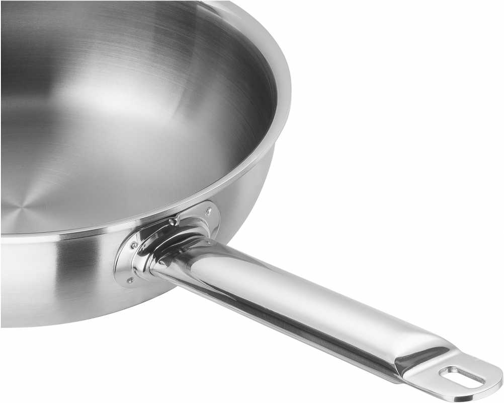 Zwilling Pro Bratpfanne, Edelstahl, 24 cm, Detail Stiel