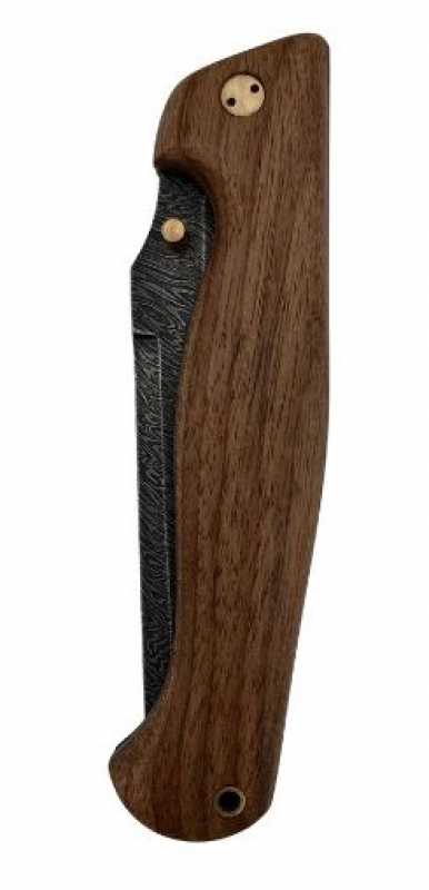 Handgeschmiedetes Damast-Taschenmesser"Aktay-2", geschlossen
