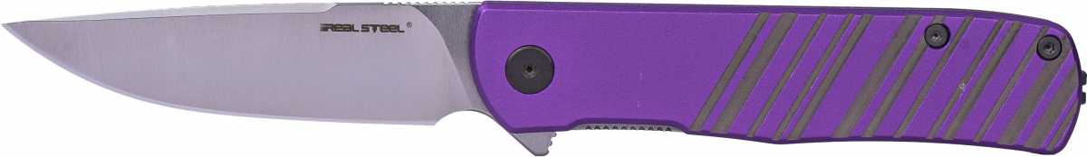 Taschenmesser Real Steel Karly Aluminum Purple & Grey