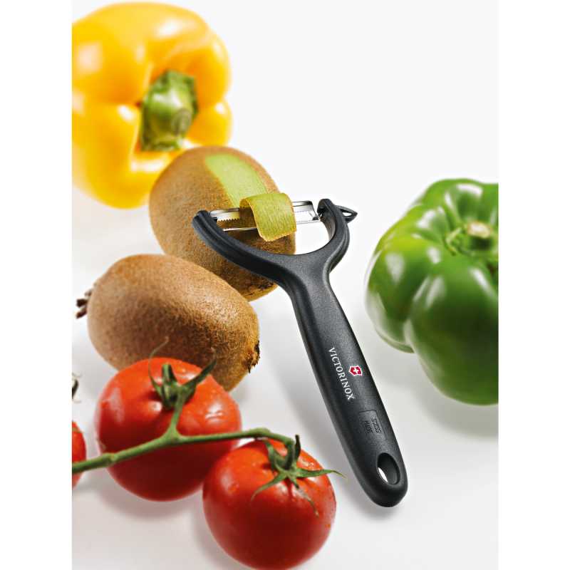 Victorinox, Tomaten-/Kiwischäler, rostfrei, Schwarz